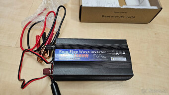Menič napätia, invertor 12V na 220V, 500 - 1000 W, sinus - 3