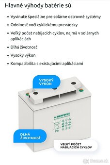 solárne batérie Hoppecke 12V/150Ah - 3