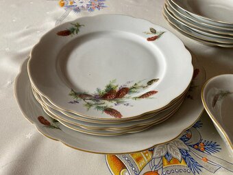 Starožitná porcelánová obedová súprava - 3