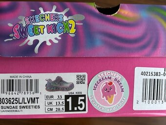 Skechers tenisky SUNDAE nove 33-20,5cm - 3