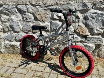 Detský bicykel BMX Wipe 500 16" sivý - 3