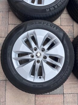 Orig.hliníkové disky Škoda R16 5x112 - 3