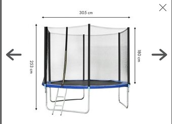 Trampolína 305 ako nová - 3