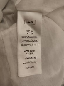 Ružovo čierne kvetované šaty Orsay veľ.38 - 3