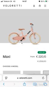 ZNÍŽENÁ CENA detský bicykel Veloretti Maxi 16” - 3