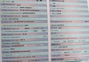 KIA CEED 1.4 2013 predám DVERE, MOTOR G4FA, PREVODOVKA, ZADN - 3
