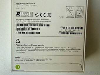 PREDAM/ VYMENIM NEROZBALENY IPHONE AIR / ZARUKA NA SK - 3