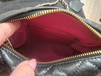 Nová luxusná kabelka Chanel Quilted Hobo clutch čierna koža - 3