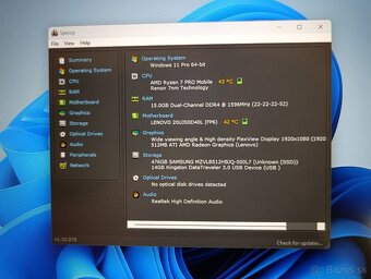 Lenovo T14s Ryzen 7 4750U - 16GB - 512GB - 3