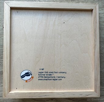 NOVÁ Drevená vzdelávacia hračka Small Foot Číselné kocky - 3