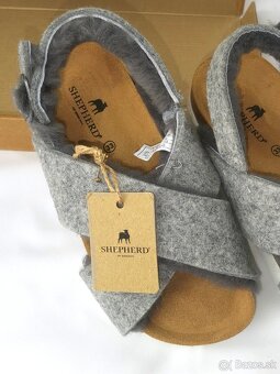 SHEPHERD - Nové luxusné papučky s ovčou vlnou veľkosť 32 - 3