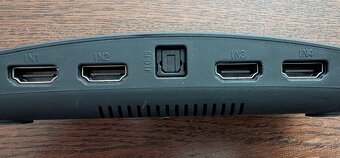 HDMI 4K prepínač 4x1 s audio extraktorom - 3