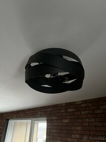 Stropná lampa - čierna - 3