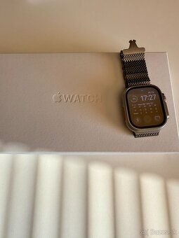 Predám Apple Watch Ultra 2 49 mm prírodný titán - 3