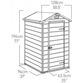 Záhradný domček Keter Manor 43 - 3