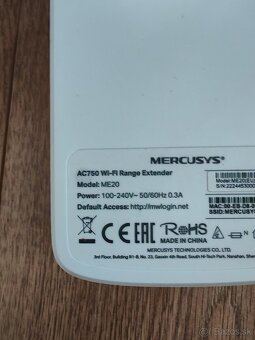 Mercusys ME20 AC750 WiFi Extender - 3