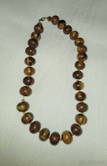 STAROŽITNÝ BAKELITOVÝ NÁHRDELNÍK - 3