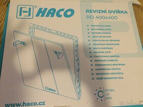 Revízne dvierka HACO nové 40x40cm a prechodová lišta - 3