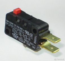 16Amp SPDT ╍ 6.35mm Konektory ╍ Mikrospínače bez páčky - 3