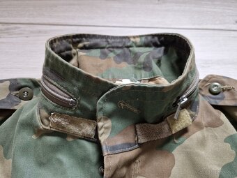 Pánská polní parka M65 Woodland velikost L #a018 - 3