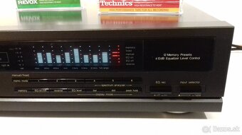 2x7 pasmovy graficky equalizer TECHNICS SH-GE70 vyroba Japan - 3