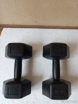 Plastové Hexagonálne jednorúčky BESTIF 2 x 5 kg - za 1/2ceny - 3
