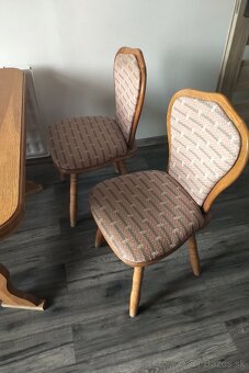 Stol, lavica a dve stolicky - 3
