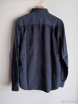 Menčestrová outdoor košeľa Fjallraven Ovik Cord Shirt M Navy - 3