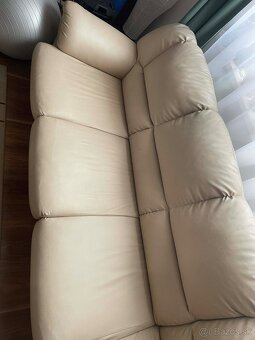 Rohová sedačka kožená - 3