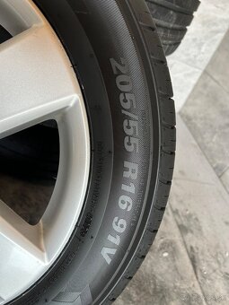 ALU SADA 5x112 R16,LETNÉ NOVÉ PNEU 205/55 R16 - 3