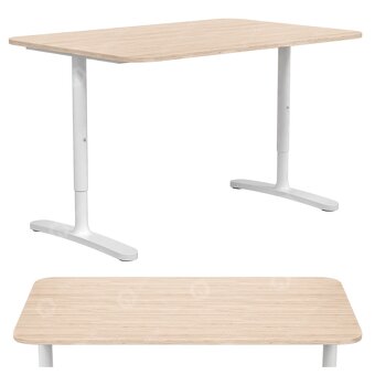 Kancelárdsky stôl IKEA BEKANT 2x - 3