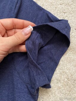 Klasické dámske tričko modré - 3