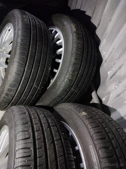 4ks alu disky orig. Škoda 5x100 r16 pneu 205/55 r16 6mm - 3