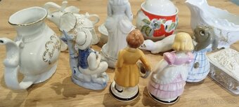 Porcelánové figúrky+dózičky - 3