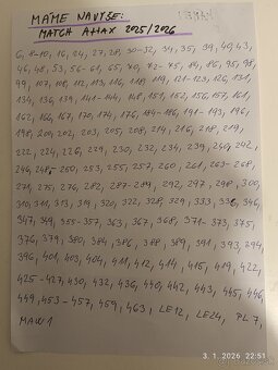 Výmena match attack 2025/2026 - 3