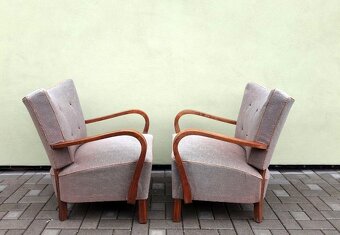 Křesla Halabala 2ks - 3