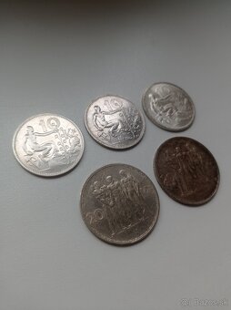 Striebro - Československo Kčs - koruna - prvá republika - 3