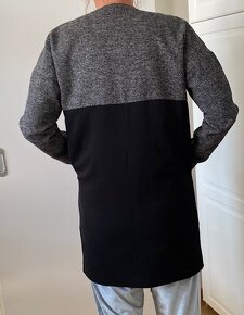 Pekný kabátik – predlžené sako čierne S-ko - 3