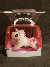 Dievčenské hračky - zabelené: koník, bábika, korálky - 3