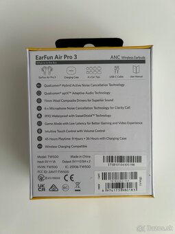 Slúchadla Earfun Air pro 3 - 3