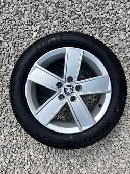 Alu disky s celoročnými pneu 195/55 R15 - 3
