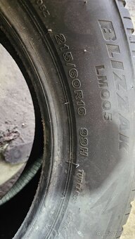 Zimná pneumatiky 215/60 r16 99H XL bridgestone blizzak lm005 - 3