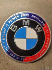 Výročná edícia znakov/ emblémov BMW 82mm/74mm - 3