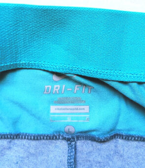 NIKE-DRI-FIT, 3/4 TEPLÁKY- L/XL... 40/42 - 3
