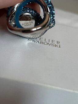 Prsteň swarovski - 3
