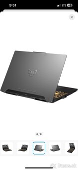 ASUS TUF Gaming A15 FA507NVR-LP008 Mecha Gray kovový - 3
