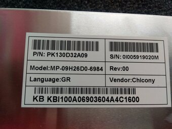 predám klávesnicu z netbooku Acer aspire one D255 - 3