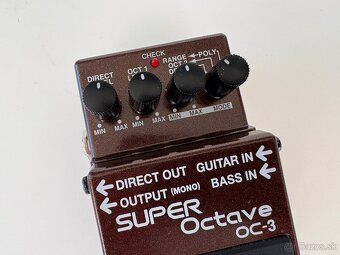 Predám gitarový/basový efekt Boss Super Octave OC-3 - 3