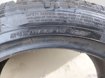 1ks NOVÁ 245/45 R18 100V FALKEN EUROWINTER HS01 RUNFLAT - 3