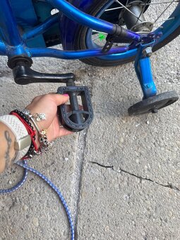 Detsky bicykel modry 12” - 3